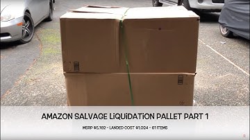 $5k Amazon Salvage LIQUIDATION PALLET for $1k | Unboxing Part 1