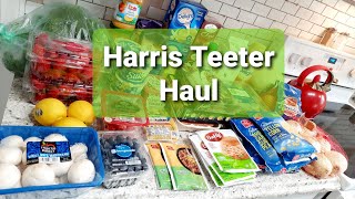 Harris Teeter Grocery Haul | $130 food haul | 2 week haul 🍋