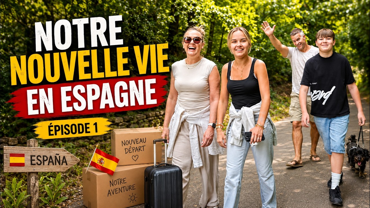 NOTRE NOUVELLE VIE EN ESPAGNE 🇪🇸 #1 — Le déménagement commence… et ça se complique déjà !
