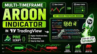 Multi Timeframe Aroon Indicator in Trading View | Pine Script Tutorial | IT WALA | HINDI-हिंदी