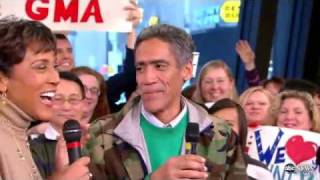 Golden Voice Ted Williams Visits GMA - ABC News