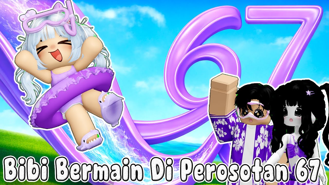 BIBI MEMBUAT PEROSOTAN 67 TERBESAR BERSAMA MAMI DAN PAPI  || WATERPARK🏡ROBLOX INDONESIA