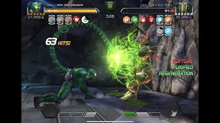 Scorpion Destroys Node 20 Man-Thing - Zero Block Damage!