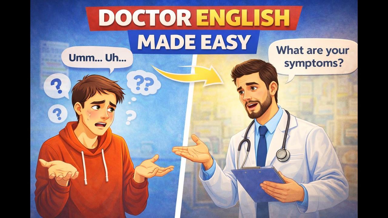 At the Doctor’s Office | Easy English Conversation for Beginners