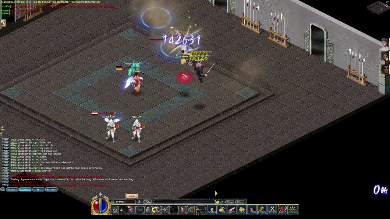 EU Cross server elite PK