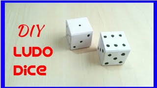 How To Make Paper Diceludo Dice Makingorigami Paper Diceludo Game