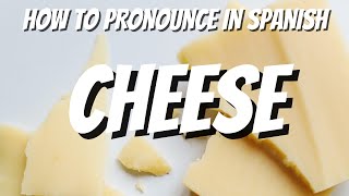 How to pronounce QUESO in Spanish - Learn how to say CHEESE in Spanish #shorts