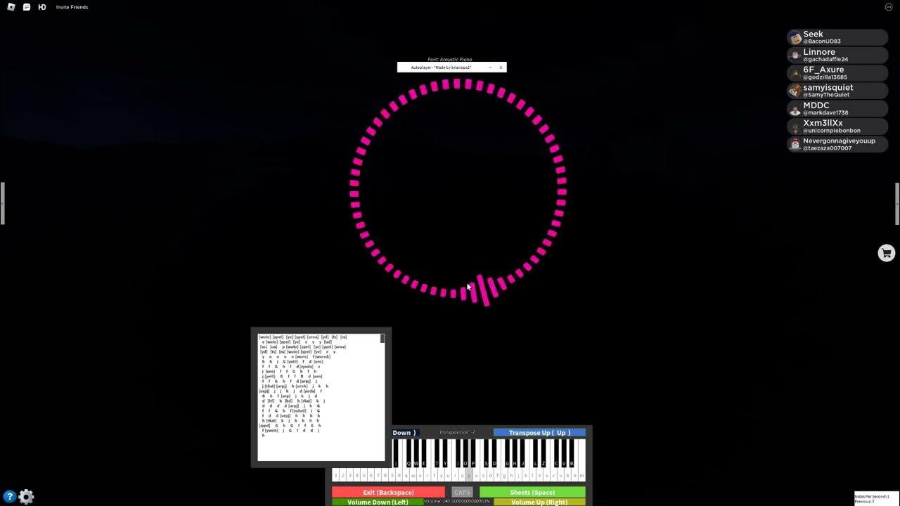 RICKROLL - ROBLOX PIANO - YouTube