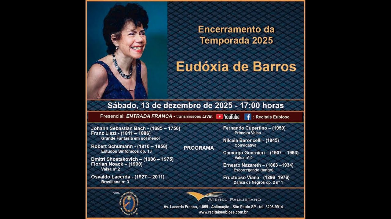 Eudóxia de Barros - 13.12.2025 - YouTube