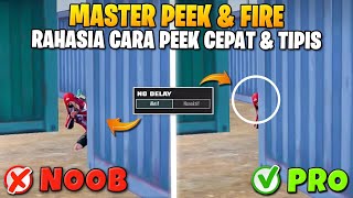 TUTORIAL PEEK AND FIRE | CARA MENJADI PRO PLAYER DARI NOOB PLAYER PUBG MOBILE