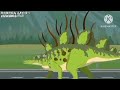 Human vs Zoochosis Stegosaurus | Human vs Zoochosis Dino Level Challenge [S1] Monster Animation