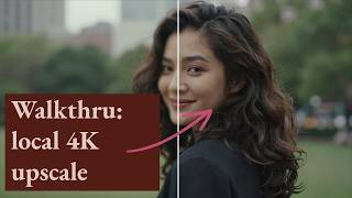 No Limits! Upscale images to 4K locally totally free