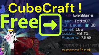 【Free VIP Level 30】THX for CubeCraft bug? bedrock minecraft server game