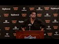 QB Sam Hartman Speaks To The Media After The Game | Washington Commanders