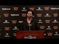 QB Sam Hartman Speaks To The Media After The Game | Washington Commanders