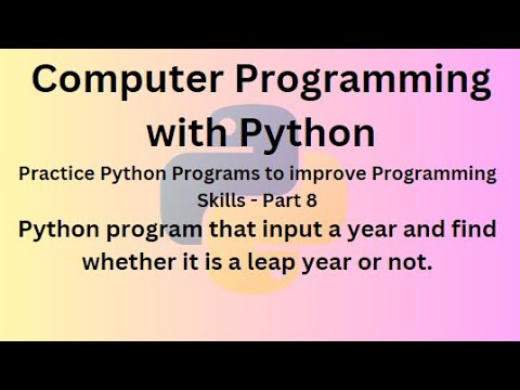 Write a Python program that inputs a year and finds whether it is a leap year or not.