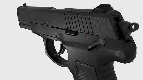 Substance Painter 2 - Texturing Pistol