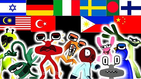 Alphabet Lore,but rainbow friends in different languages part 2