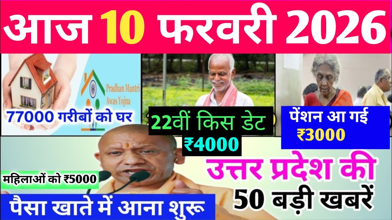 UP Breaking News Today | 10 February 2026 | उत्तर प्रदेश की ताज़ा खबरें