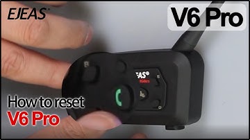 EJEAS V6 Pro | How to reset the V6 Pro?