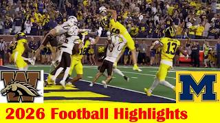 Western Michigan vs #16 Michigan Football Game Highlights 9 5 2026