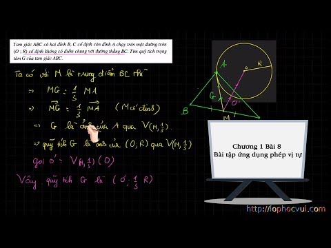 Video Hình học 11 Chương 1 Bài 8.4 Bài tập ứng dụng phép vị... - YouTube
