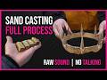 Sand Casting a Brass Crown – Full Process (No Talking)