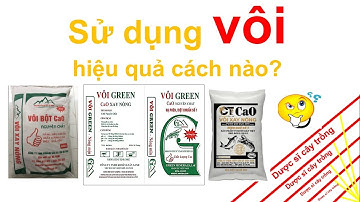 Cách sử dụng vôi hiệu quả cho cây trồng | Dược sĩ cây trồng
