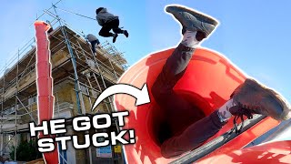 STORROR vs CRAZY vertical SLIDE! 🇬🇧