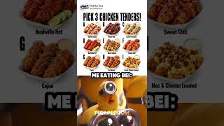If You Could Only Pick 3 Chicken Tenders... 🍗🤔 #food #shorts