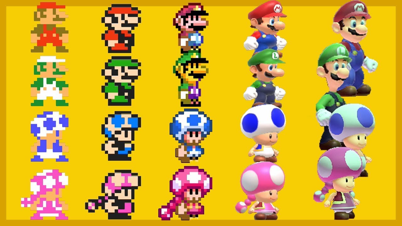 Super Mario Maker 2 - All Characters - YouTube.