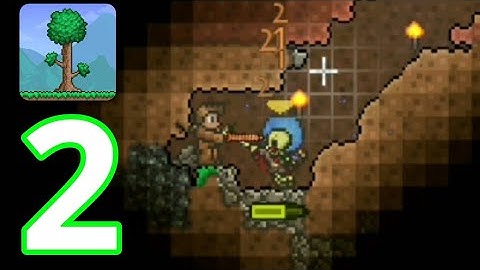 Terraria - Gameplay Walkthrough Part 2 |2P - Expert| (iOS,Android)
