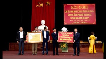 Công bố xã Khánh Nhạc đạt chuẩn nông thôn mới nâng cao năm 2021