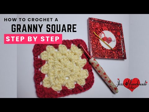 How to make a Granny Square for Beginners | Step-by-Step