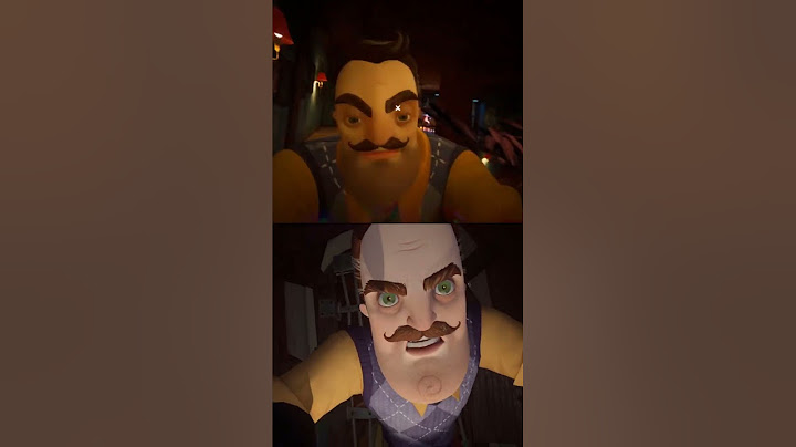 HELLO NEIGHBOR VR vs HELLO NEIGHBOR 2 Jumpscare #shorts