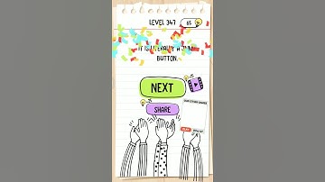 brain test level 347   here is another valley to pass for our jumpy cat