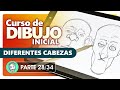 Curso de Dibujo Inicial | 28. Creando diferentes caras