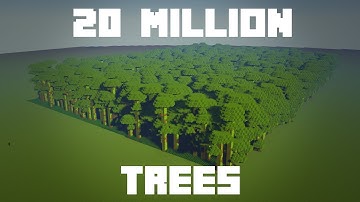 Planting 20 MILLION TREES IN MINECRAFT! #teamtrees