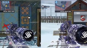 This is what agile perk does to your sniper