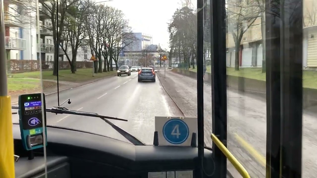Bus ride linje 6 från Finnslätten Norra till Rönnby Centrum