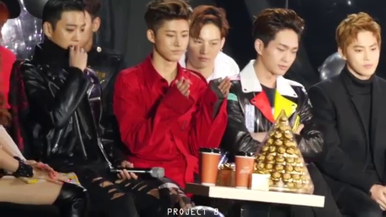 151227 SBS 가요대전 리더라인 인터뷰 한빈 focus