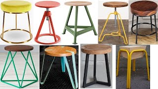 Metal leg stool design ideas for home decor / Metal leg stool ideas for interior design ideas