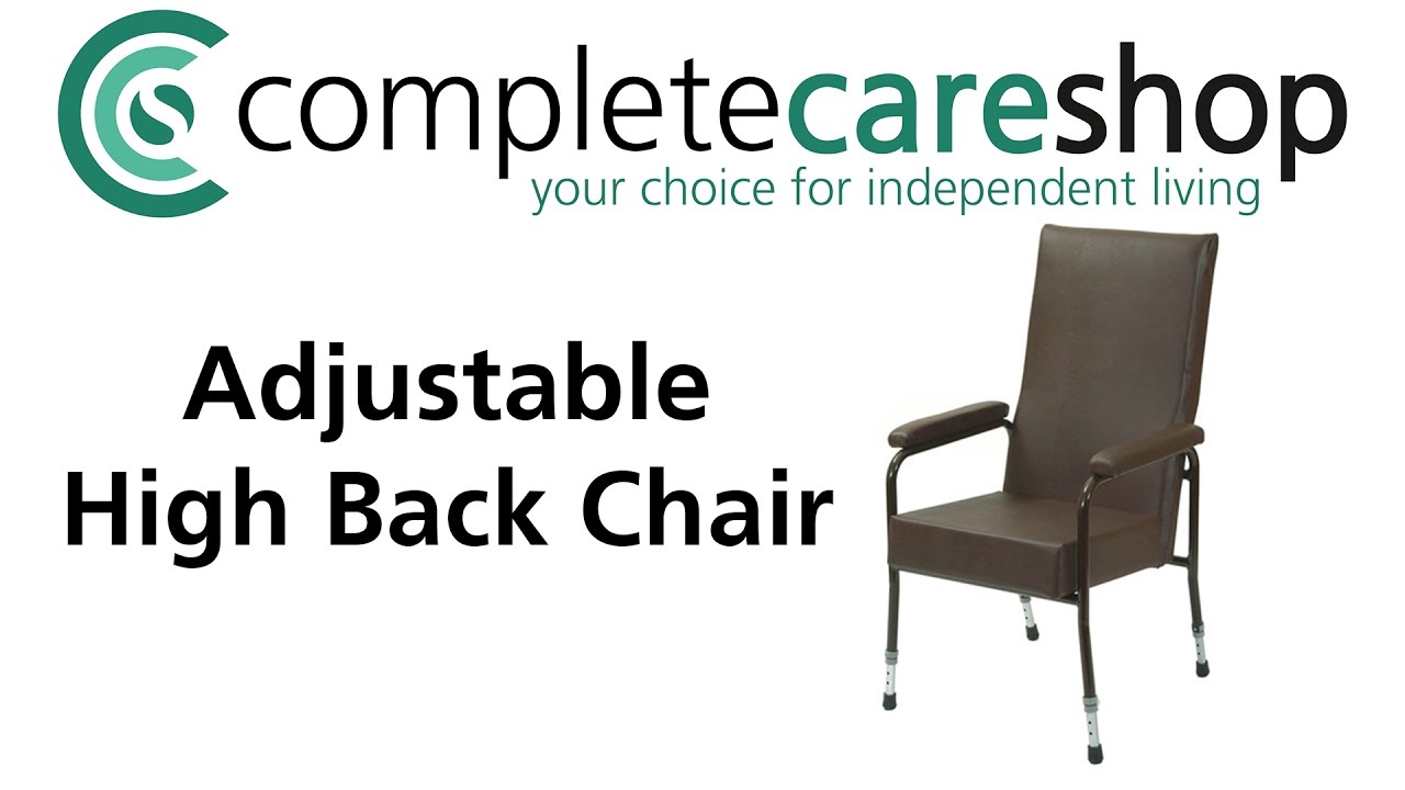 Adjustable High Back Chair YouTube