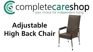 Adjustable High Back Chair