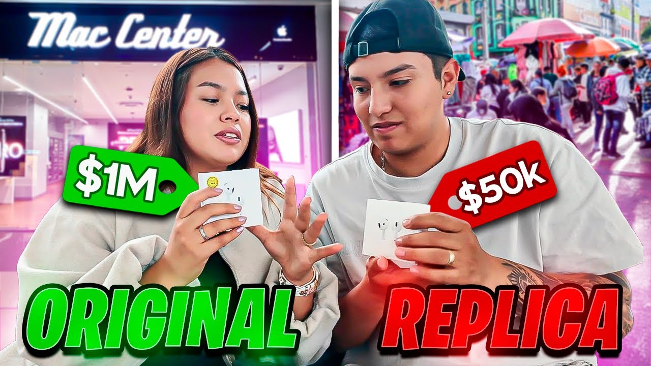 AIRPODS REPLICA vs ORIGINALES | Vale la pena? $$$🤔