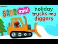 Sago Mini Holiday Trucks and Diggers | Саго Мини Грузовики и Экскаваторы зимой - Мультик Про Машинки