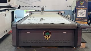 Máy cắt vải da mút xốp đa năng IR-1625LR, Giải pháp cắt chính xác, nhanh chóng ngành Nội Thật, sofa