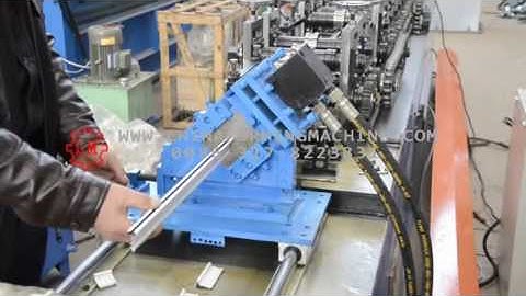 notch t grid forming machine