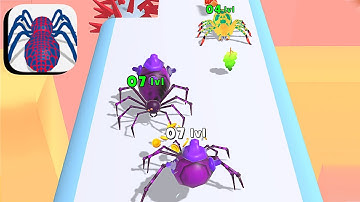 Spider Evolution Run ​- All Levels Gameplay Android,ios (Part 3)