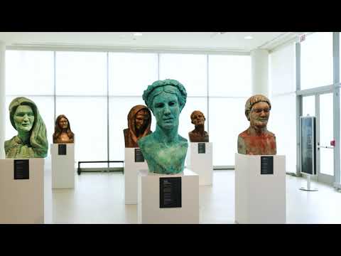 Hellenic Heads by George Petrides at the National Hellenic Museum